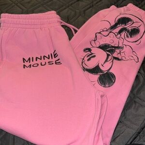 Bright pink extra large Disney sweatpants